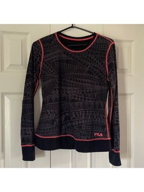 Fila long sleeve shirt🥰🥰